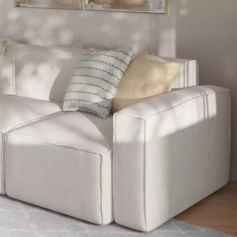 Flash Furniture Bridgetown Luxury Modular Sectional Sofa, Right Side with Arm Rest