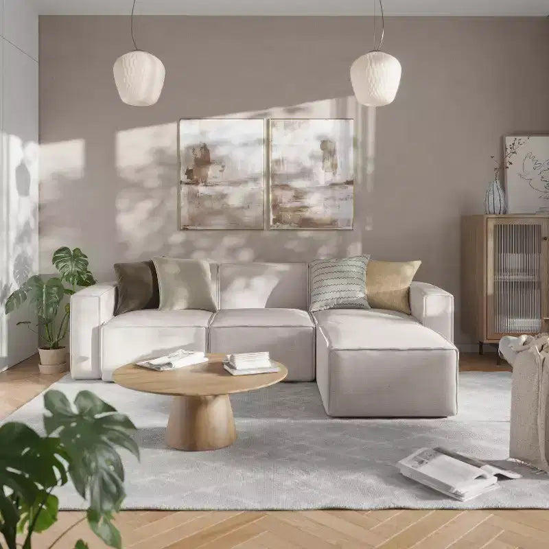 Flash Furniture Bridgetown Luxury Modular Sectional Sofa, Right Side with Arm Rest