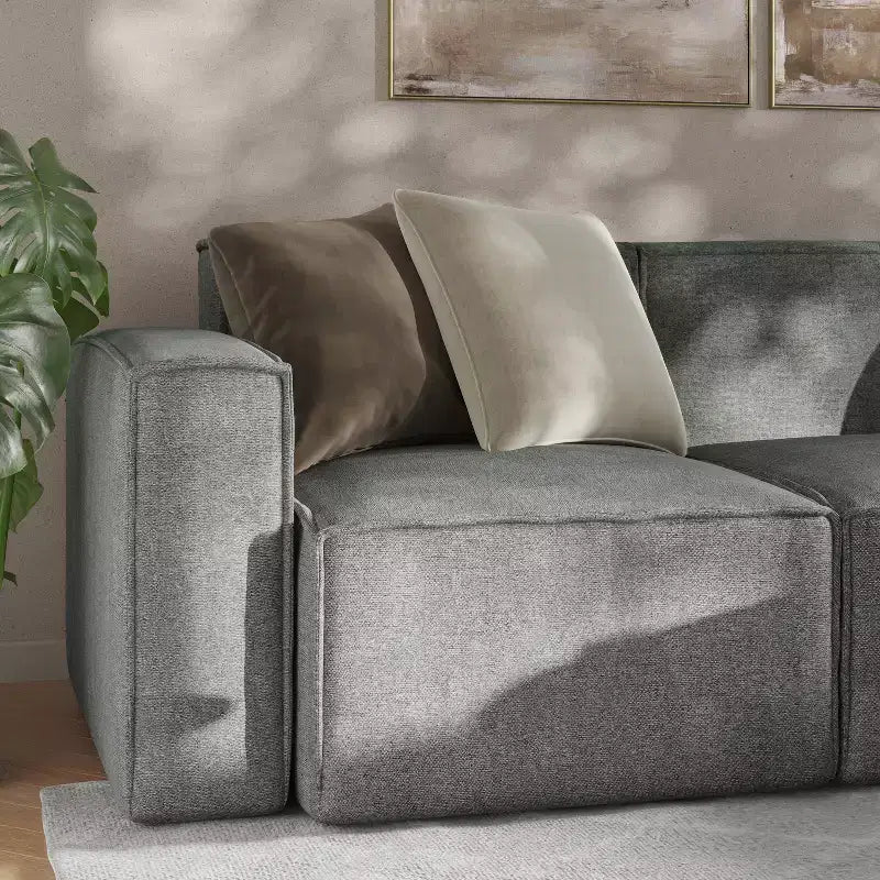 Flash Furniture Bridgetown Luxury Modular Sectional Sofa, Left Side with Arm Rest