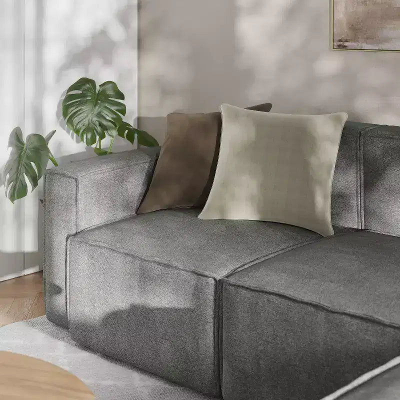 Flash Furniture Bridgetown Luxury Modular Sectional Sofa, Left Side with Arm Rest