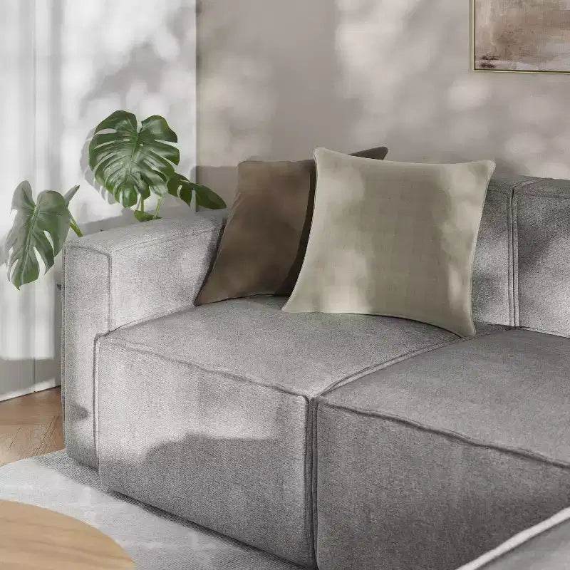 Flash Furniture Bridgetown Luxury Modular Sectional Sofa, Left Side with Arm Rest