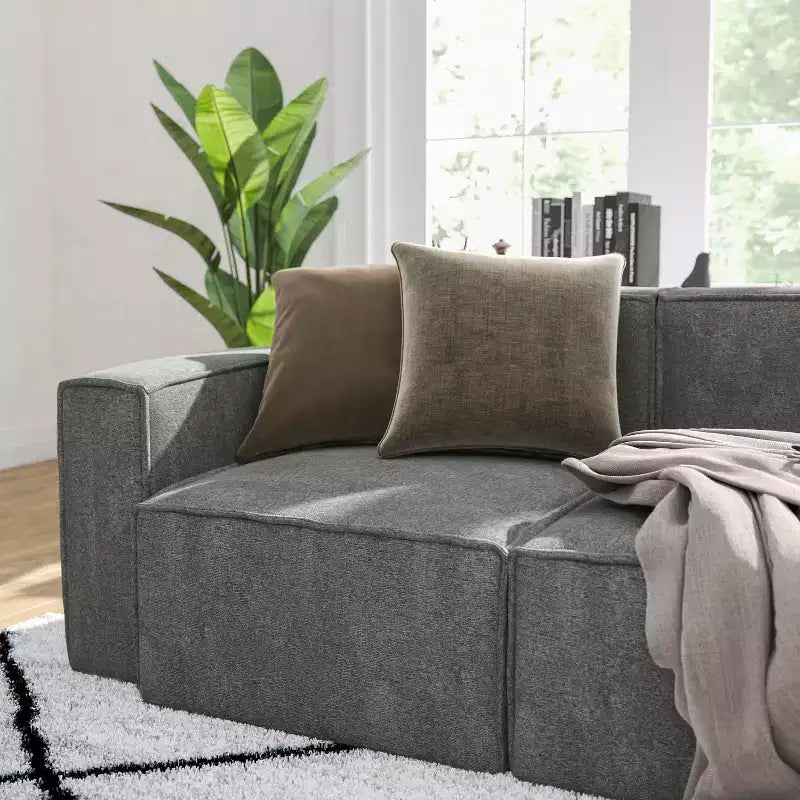 Merrick Lane Modular Left Side Chair with Arm Rest