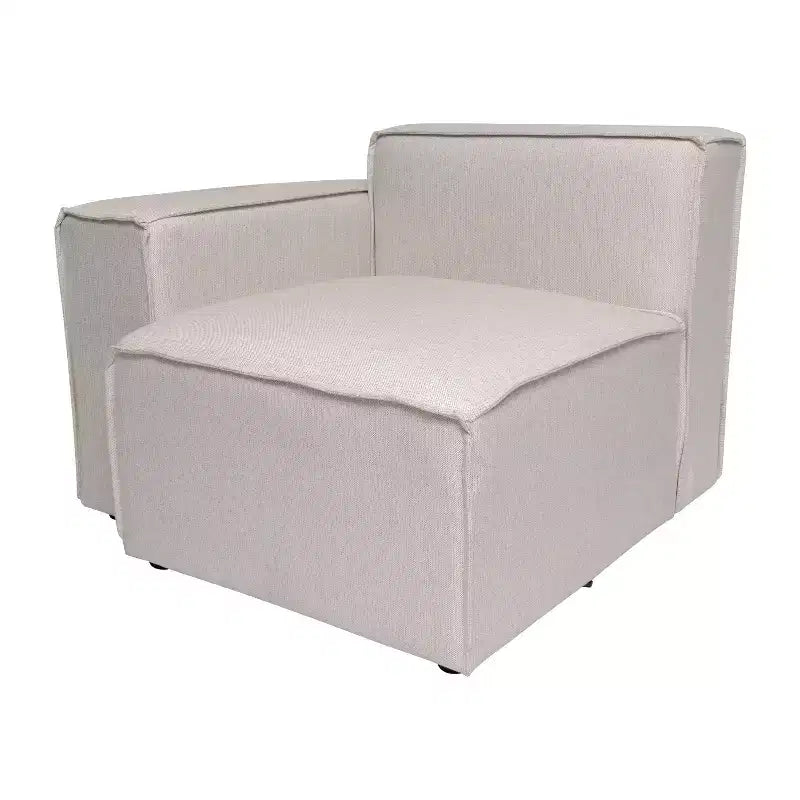 Merrick Lane Modular Left Side Chair with Arm Rest