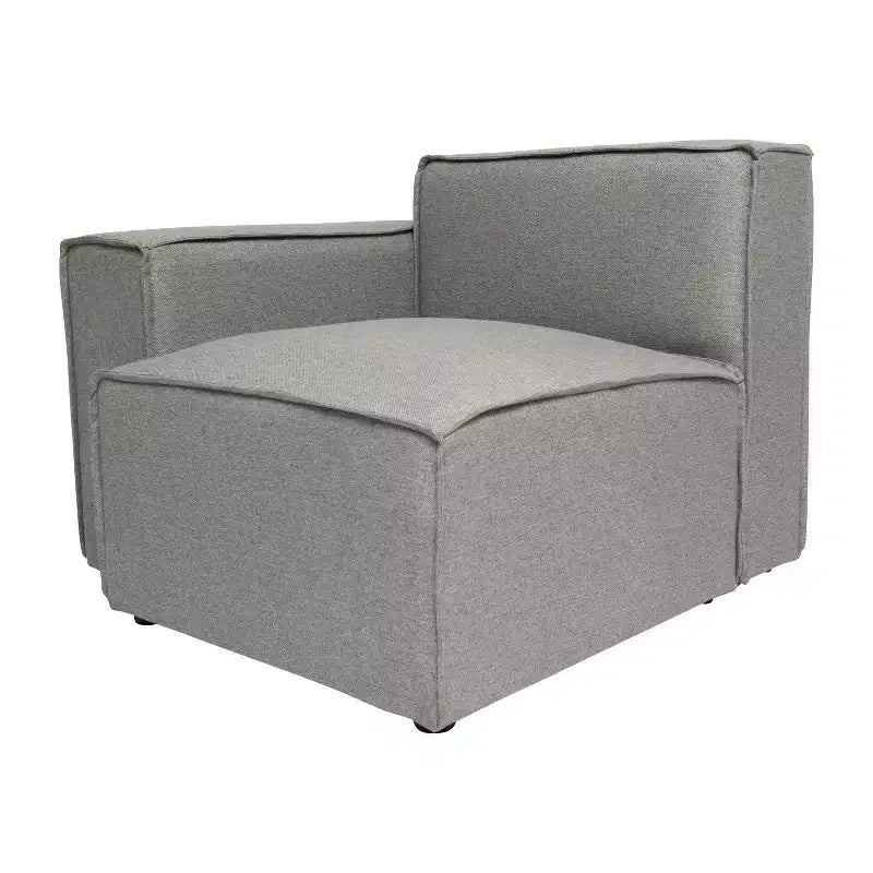 Merrick Lane Modular Left Side Chair with Arm Rest