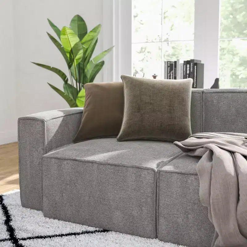 Merrick Lane Modular Left Side Chair with Arm Rest