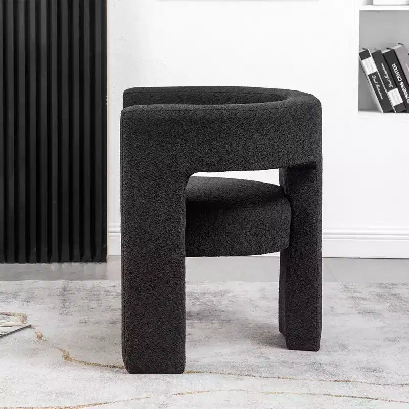 28 Wide Boucle Upholstered Square Armchair - Kinwell