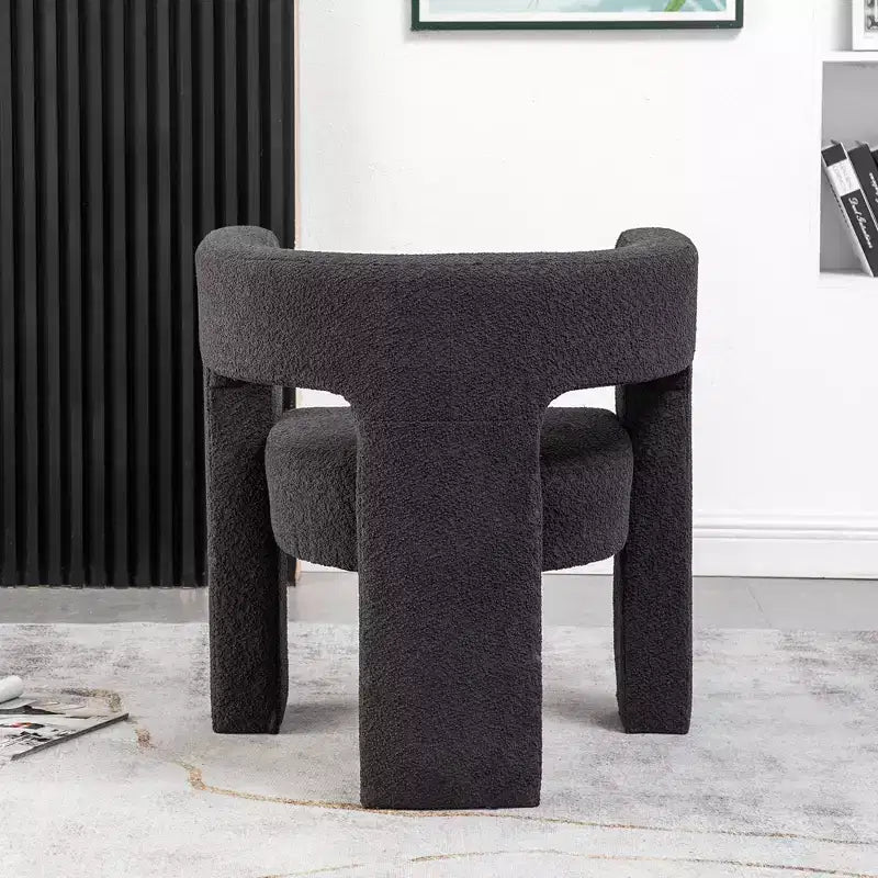 28 Wide Boucle Upholstered Square Armchair - Kinwell