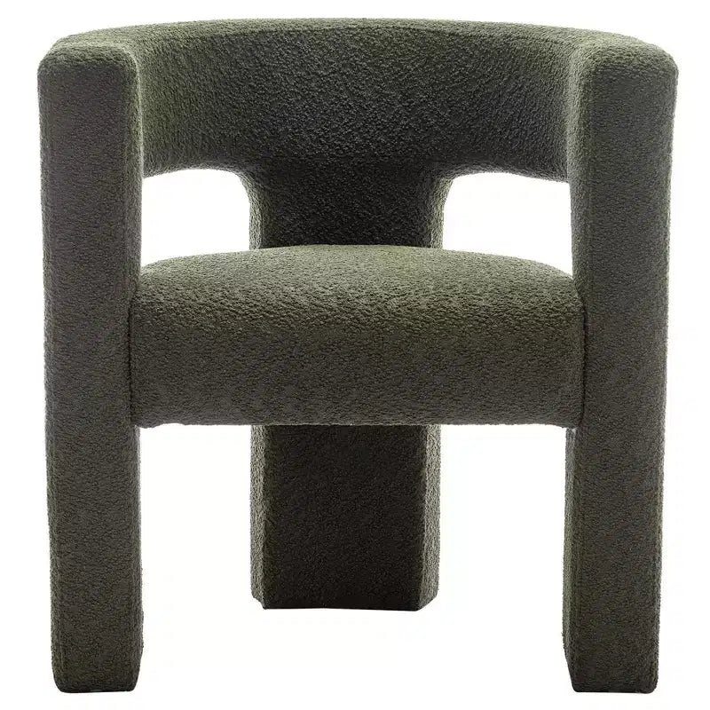 28 Wide Boucle Upholstered Square Armchair - Kinwell