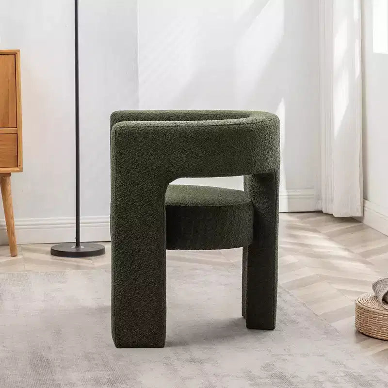 28 Wide Boucle Upholstered Square Armchair - Kinwell