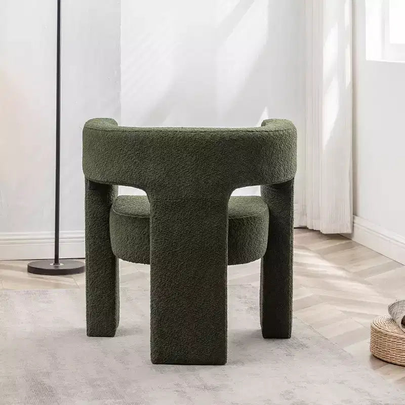 28 Wide Boucle Upholstered Square Armchair - Kinwell