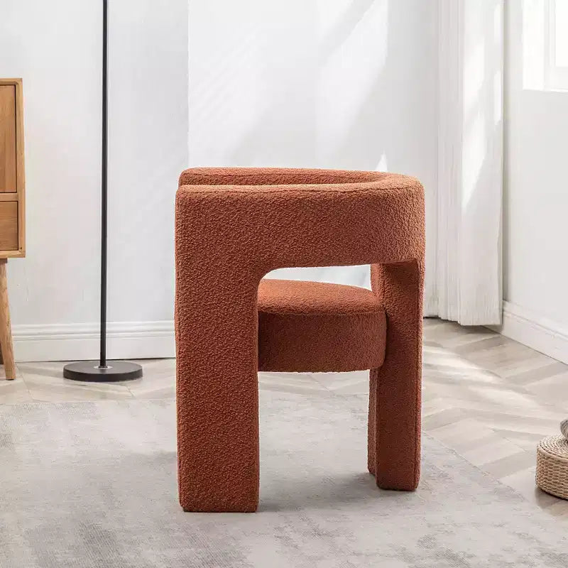 28 Wide Boucle Upholstered Square Armchair - Kinwell