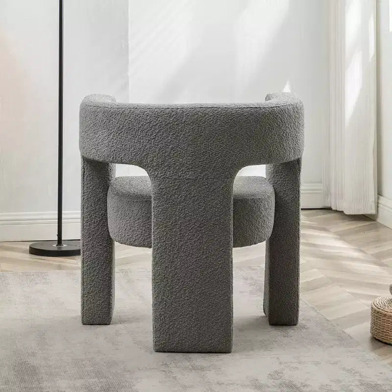 28 Wide Boucle Upholstered Square Armchair - Kinwell