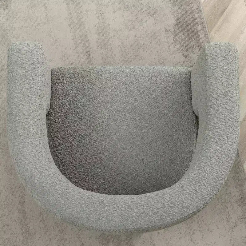 28 Wide Boucle Upholstered Square Armchair - Kinwell