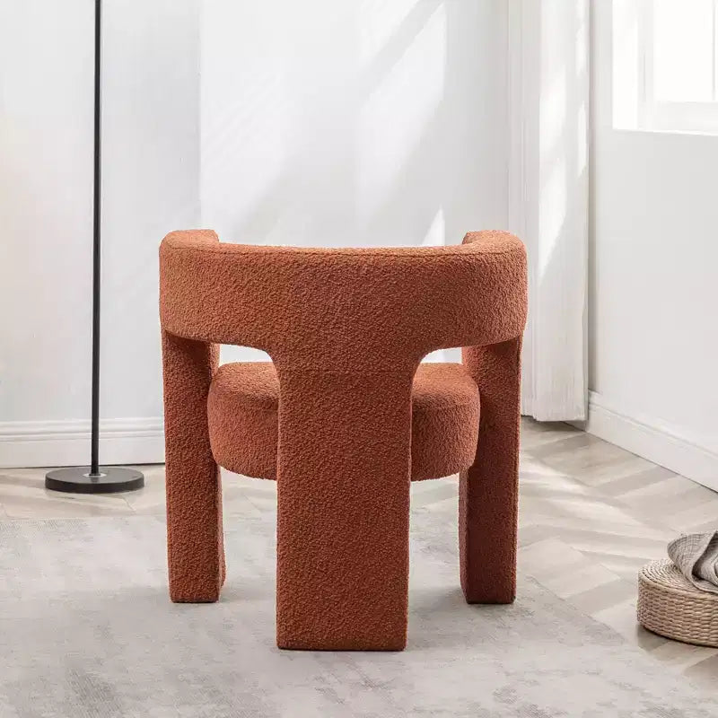 28 Wide Boucle Upholstered Square Armchair - Kinwell