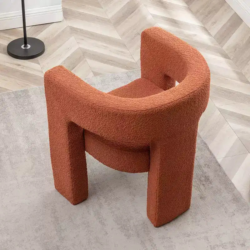 28 Wide Boucle Upholstered Square Armchair - Kinwell