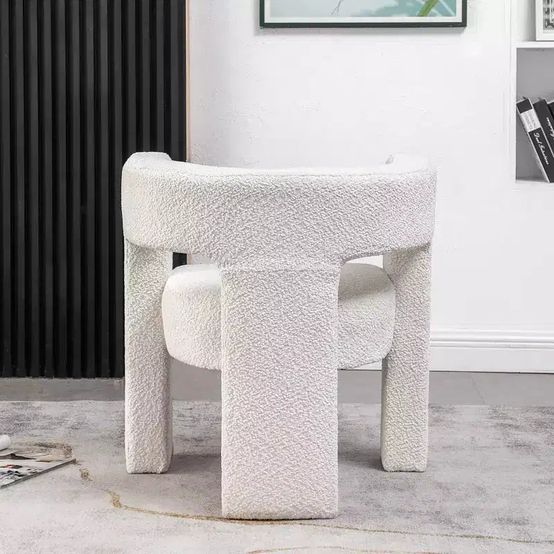 28 Wide Boucle Upholstered Square Armchair - Kinwell