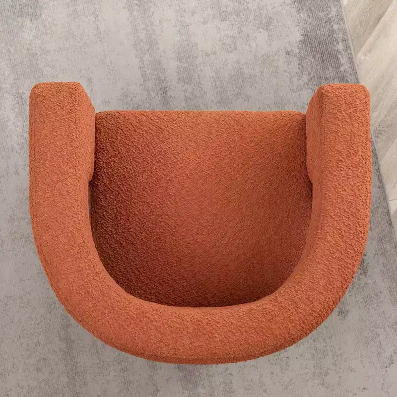 28 Wide Boucle Upholstered Square Armchair - Kinwell
