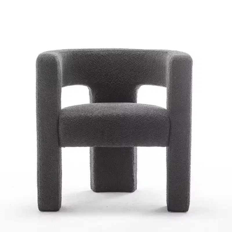 28 Wide Boucle Upholstered Square Armchair - Kinwell