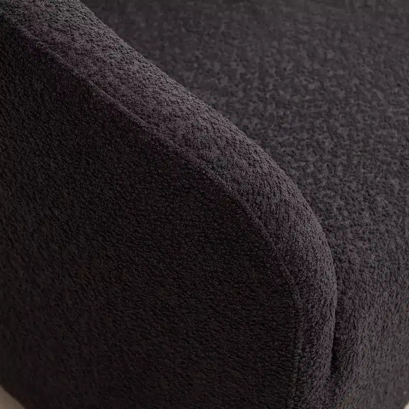 32 Wide Boucle Upholstered Swivel Barrel Chair - Kinwell