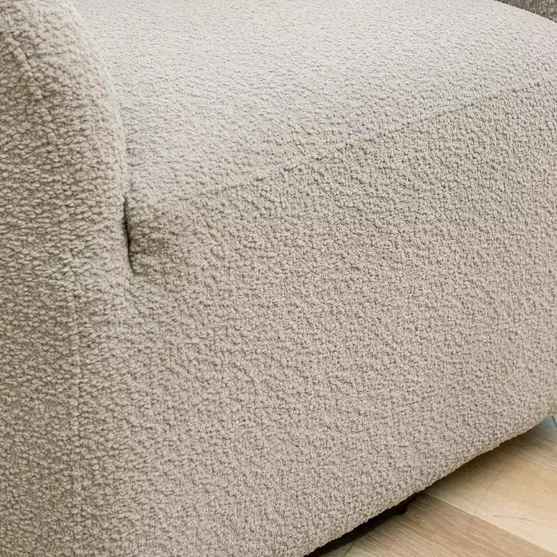 32 Wide Boucle Upholstered Swivel Barrel Chair - Kinwell