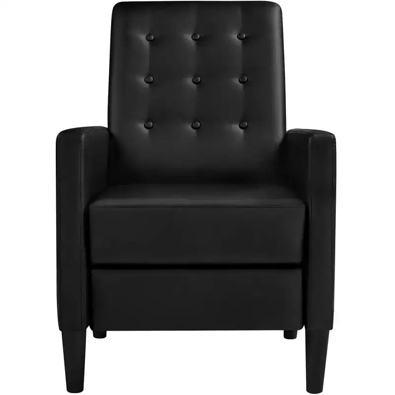 Yaheetech Faux Leather Recliner Sofa with Pocket Spring