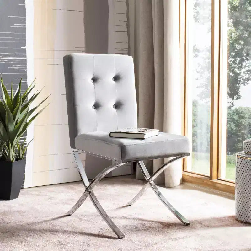 Walsh Tufted Side Chair - FOX6300 - Safavieh