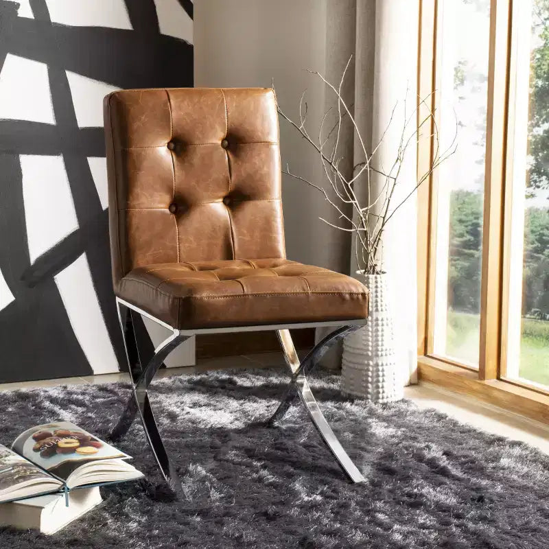 Walsh Tufted Side Chair - FOX6300 - Safavieh
