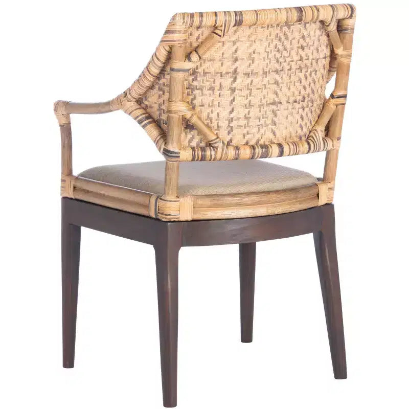 Fauteuil Carlo - SEA4002A - Marron & Miel/Beige - Safavieh