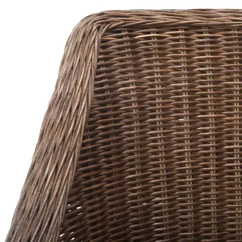 Enrico Arm Chair - SEA4016A - Brown/White - Safavieh