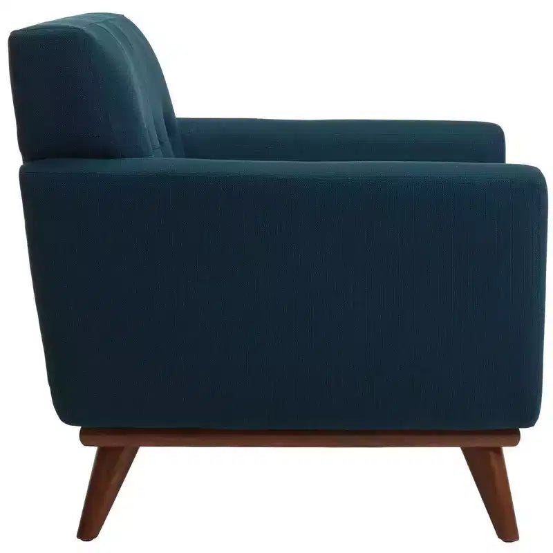 Fauteuil capitonné en lin Opal – SFV4727 – Safavieh Couture