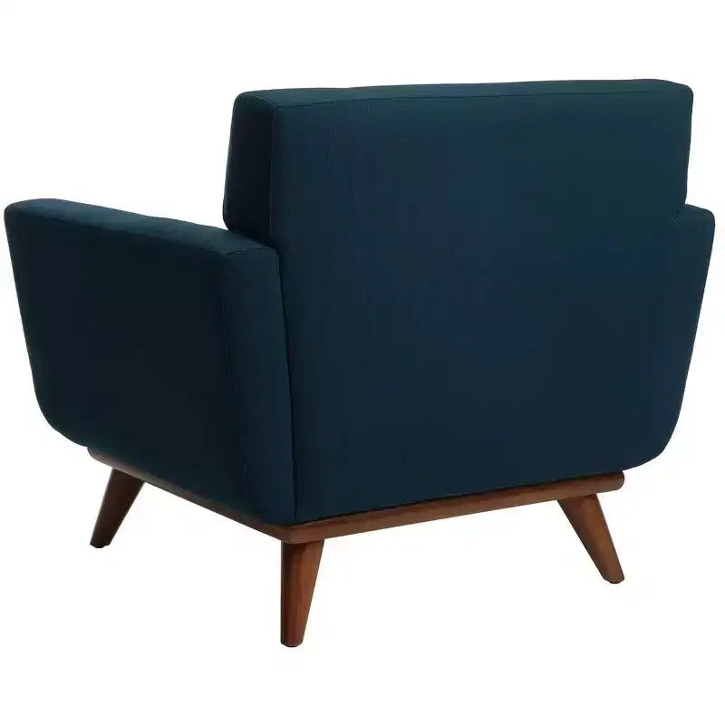 Fauteuil capitonné en lin Opal – SFV4727 – Safavieh Couture