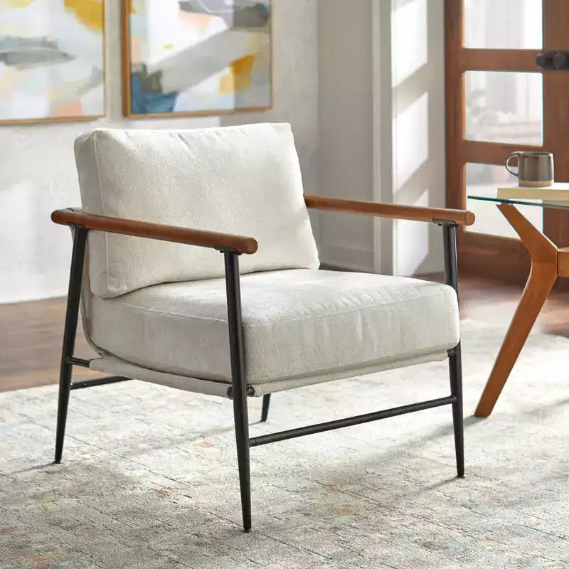 Lifestorey Demi Mid Century Modern Accent Chair