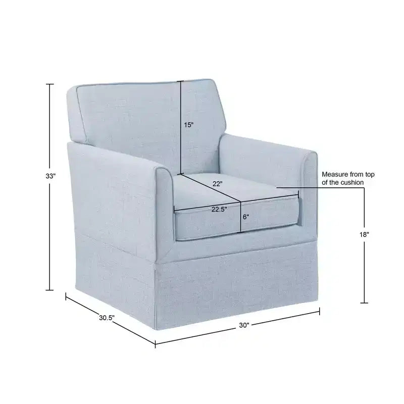 510 Design Paula Slipcover Accent Armchair