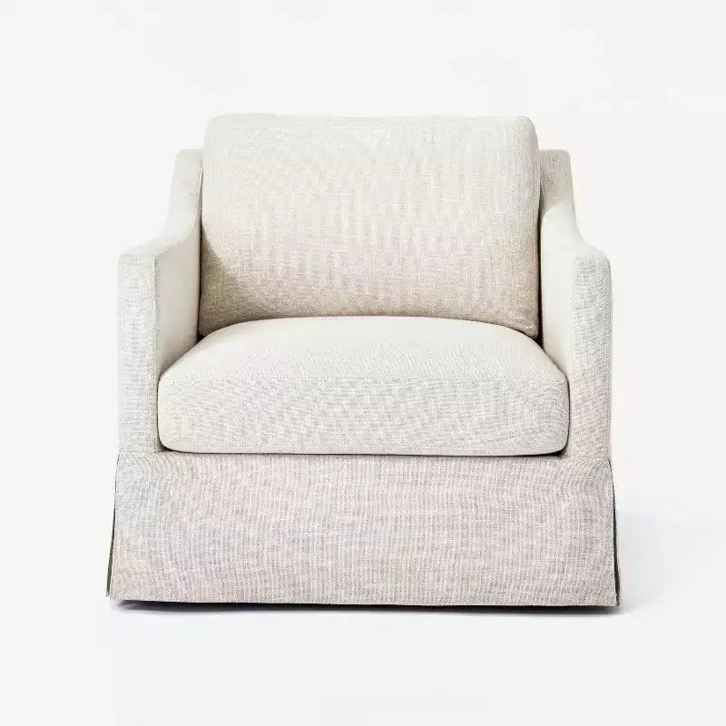 Fauteuil pivotant rembourré Vivian Park - Threshold conçu avec Studio McGee