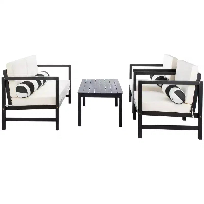 Montez Ensemble de Patio 4 Pièces - Intérieur/Extérieur - PAT7030 - Safavieh