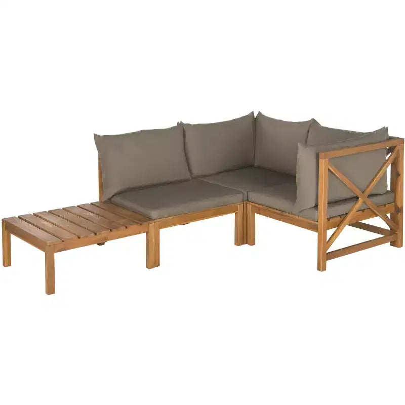 Ensemble de canapés de patio modulaires Lynwood - Intérieur/Extérieur - PAT6713 - Safavieh