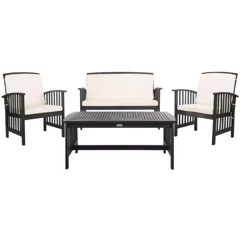 Rocklin 4 Piece Patio Set - Indoor/Outdoor - PAT7007 - Safavieh