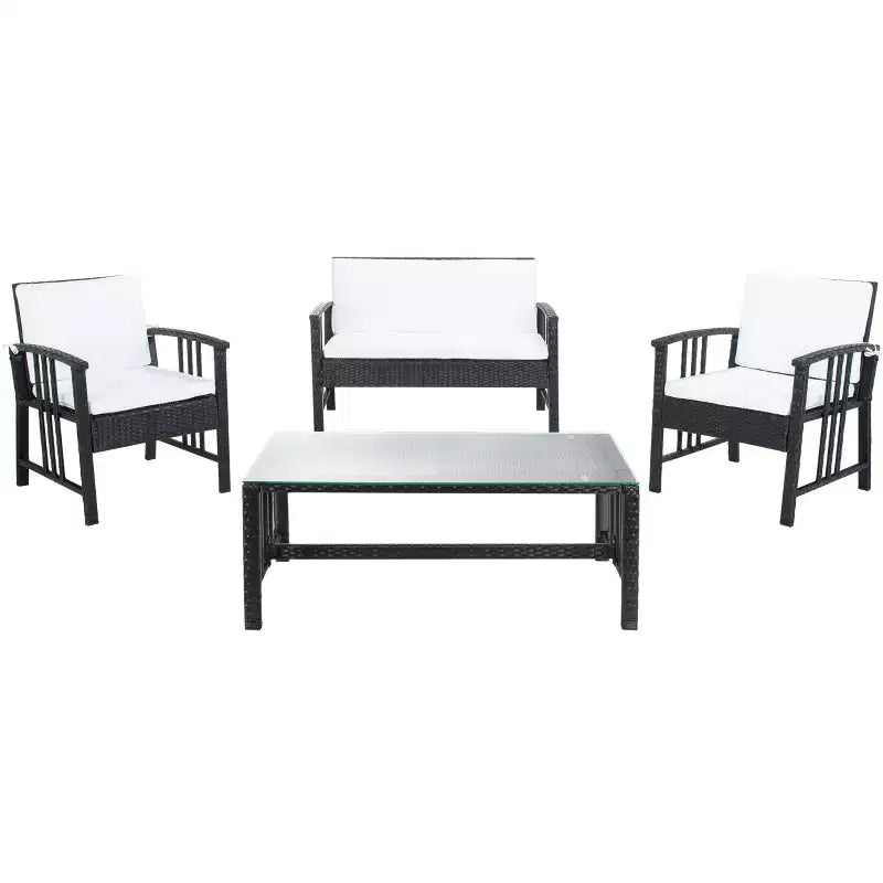 Reslor 4 Piece Living Set - Indoor/Outdoor - PAT7713 - Safavieh