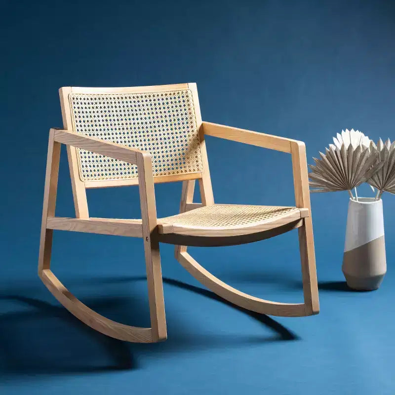 Perth Rattan Rocking Chair - SFV4103 - Safavieh Couture