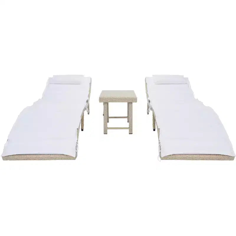 Carew 3 Piece Sun Lounger Set - Indoor/Outdoor - PAT7720 - Safavieh