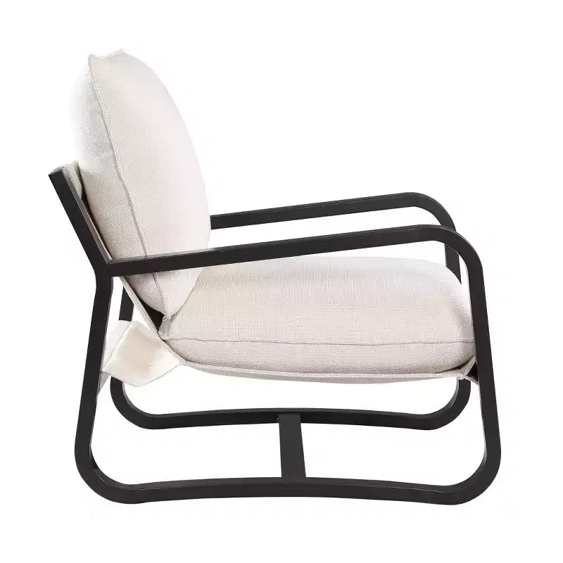 Comfort Pointe Barcelona Sling Chair Fabric with Metal Frame