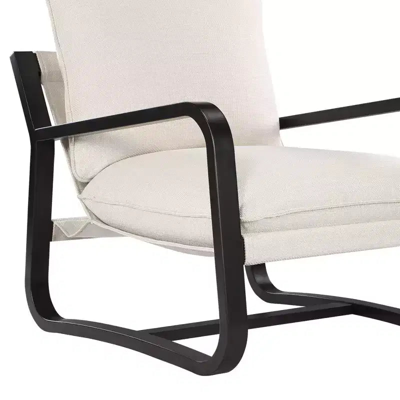 Comfort Pointe Barcelona Sling Chair Fabric with Metal Frame