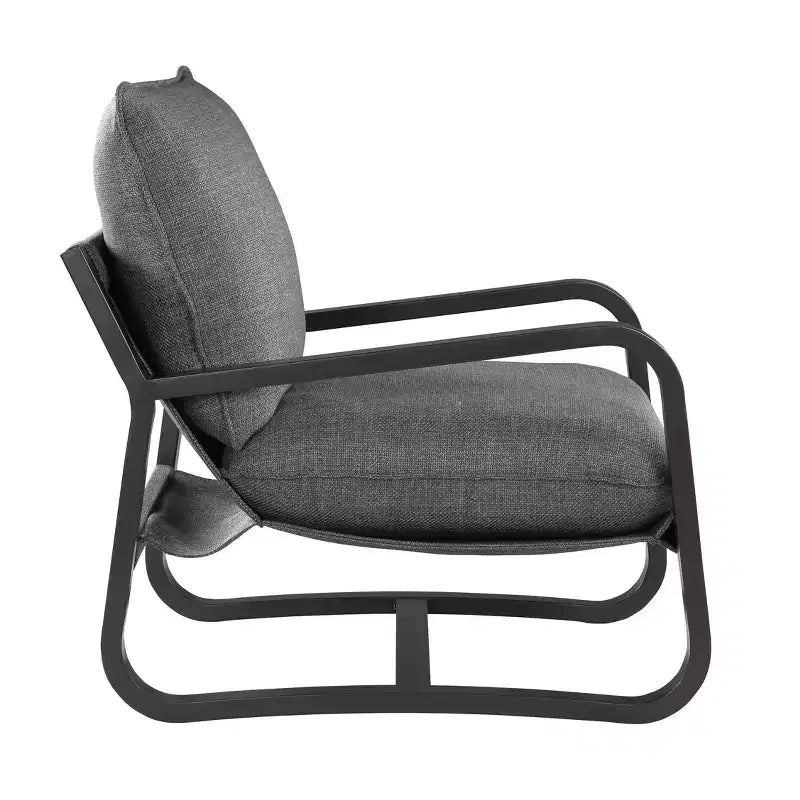 Comfort Pointe Barcelona Sling Chair Fabric with Metal Frame