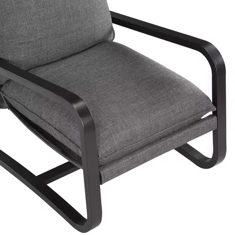 Comfort Pointe Barcelona Sling Chair Fabric with Metal Frame