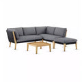 Amazonia 4pc Malibu Outdoor Patio Conversation Set