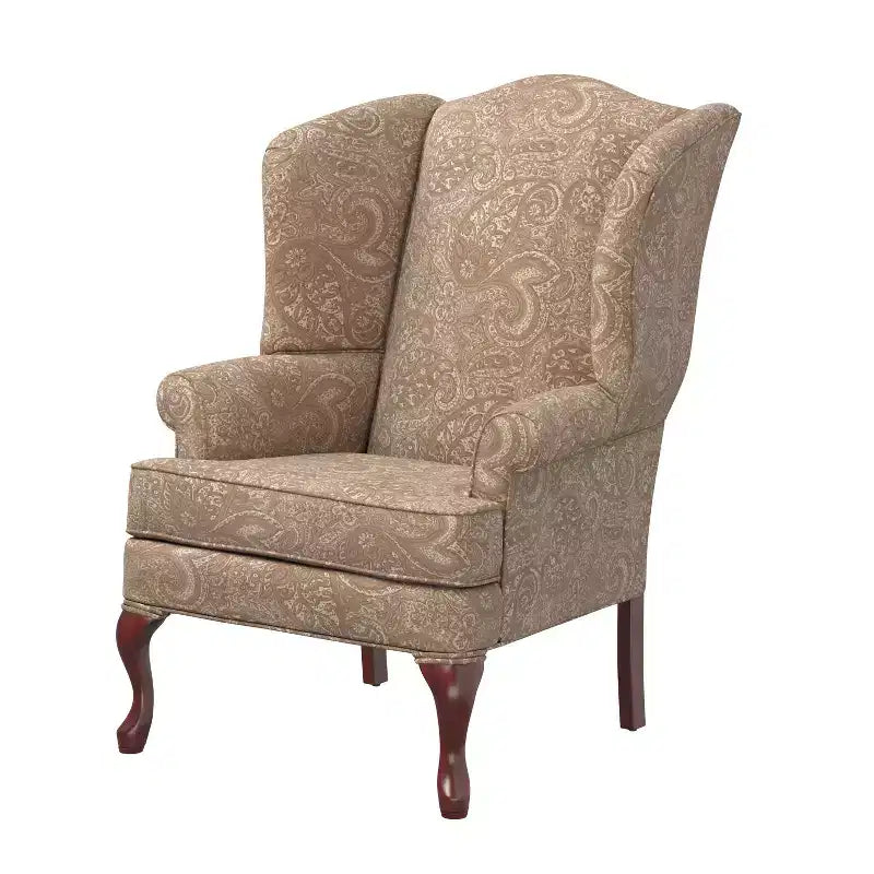 Fauteuil d'appoint traditionnel à oreilles Comfort Pointe Paisley