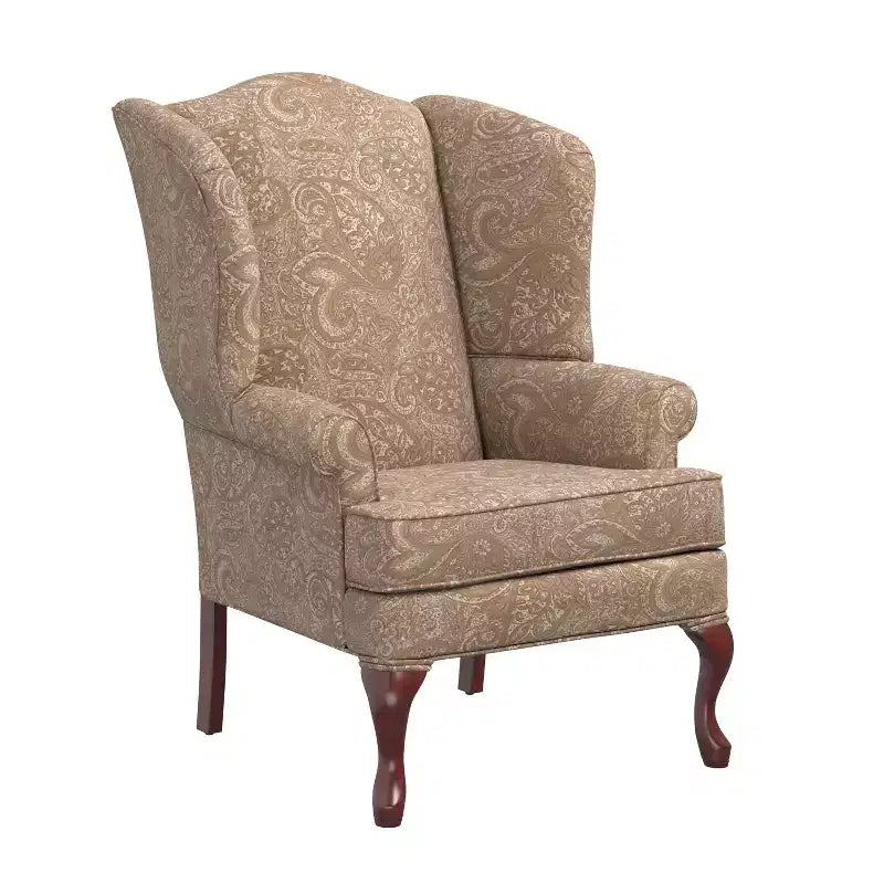 Fauteuil d'appoint traditionnel à oreilles Comfort Pointe Paisley