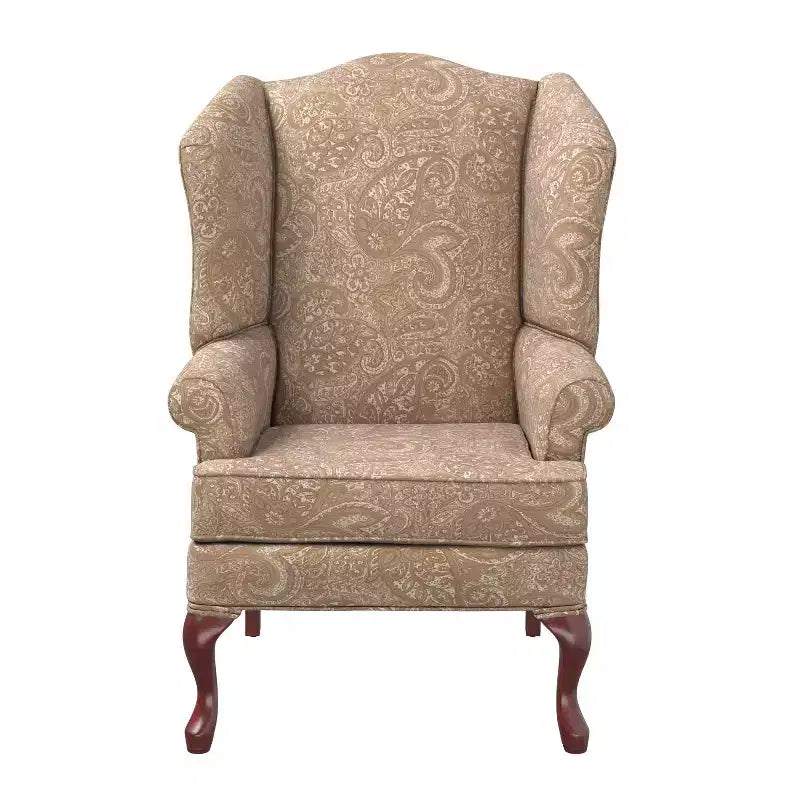 Fauteuil d'appoint traditionnel à oreilles Comfort Pointe Paisley