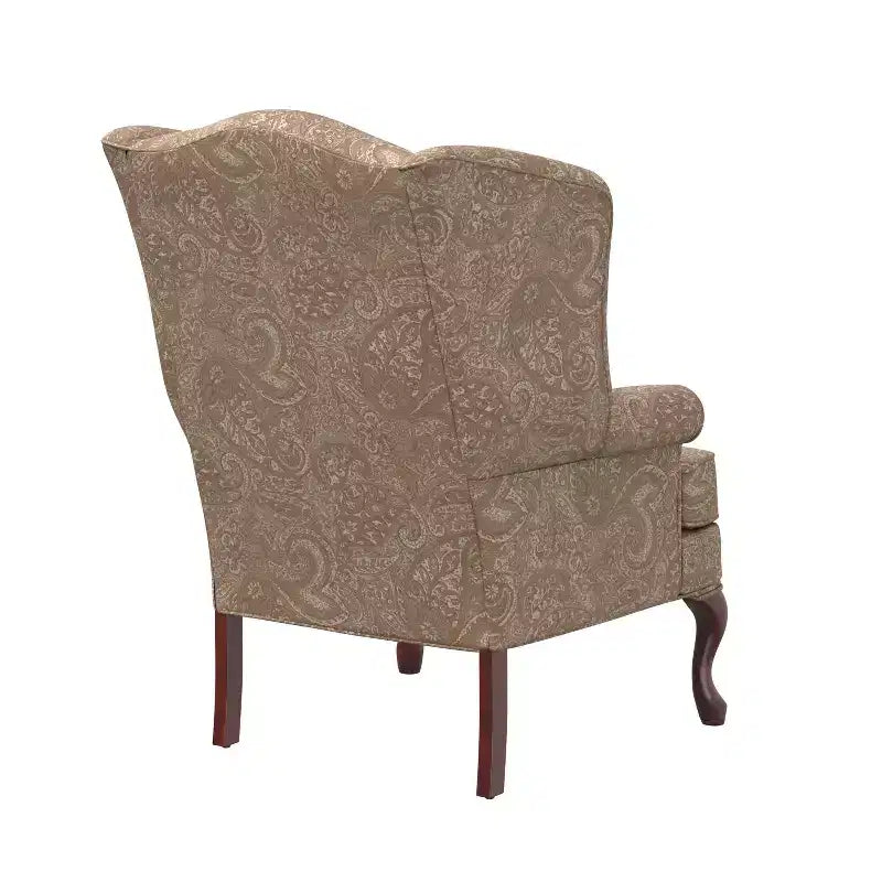 Fauteuil d'appoint traditionnel à oreilles Comfort Pointe Paisley