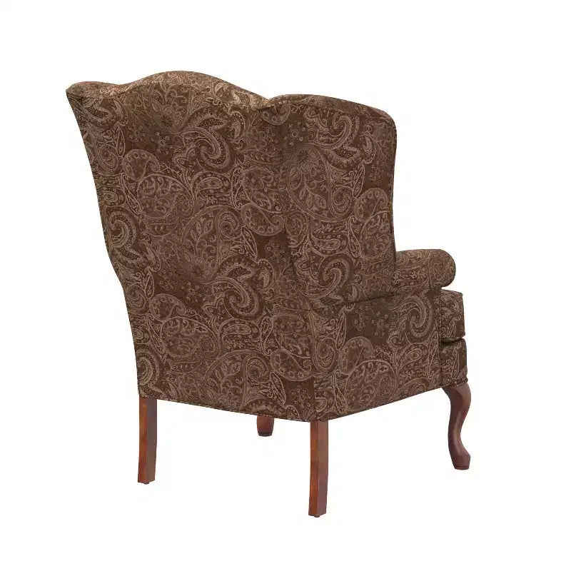 Fauteuil d'appoint traditionnel à oreilles Comfort Pointe Paisley